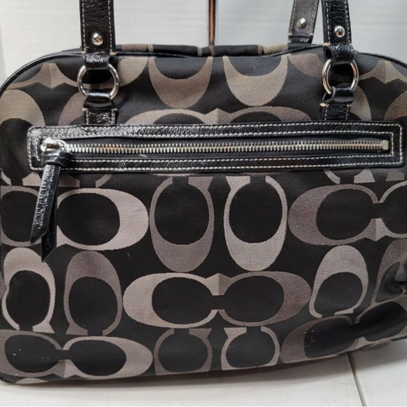 COACH ADDISON SIGNATURE BLACK NYLON TRAVEL DIAPER BAG F18376 - Picture 6 of 16